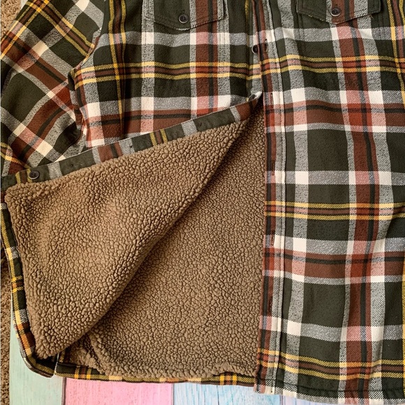 Mens marmot fleece lined long sleeve flannel size xl - Picture 4 of 10